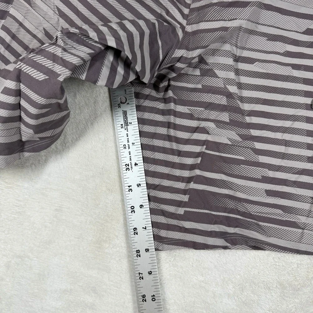 Lululemon‎ Mens Current State Board Short 9 Espresso Striped 34 LM7B07S NEW
